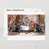 Der Tod macht diese wilden Mahlzeiten Freude Sie P Postkarte (Vorne/Hinten)