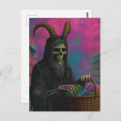 Der Tod macht sein Geschäft Postkarte (Vorne/Hinten)