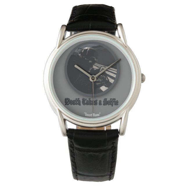 Der Tod nimmt sich selbst ein Armbanduhr (Vorderseite)