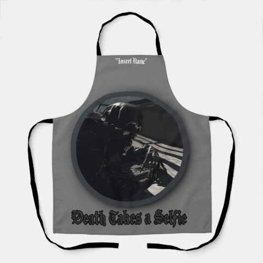 Der Tod nimmt sich selbst ein Schürze (Vorderseite)