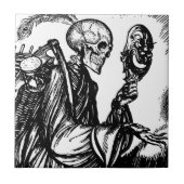 Der Tod ruft auf Fliese (Vorderseite)