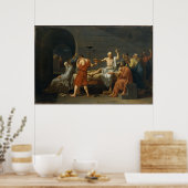 Der Tod Sokrates 1787 Poster (Küche)