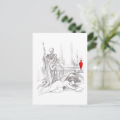 Der Tod und das Mädchen Postkarte (Stehend Vorderseite)