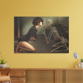 Der Tod und der Maiden Leinwanddruck (Insitu (Wohnzimmer))