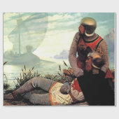 Der Tod von Arthur durch John Mulcaster Carrick Geschenkpapier (Flach)