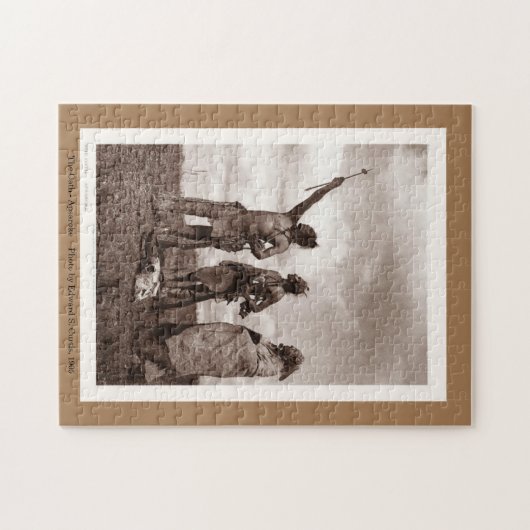 Der Tod von Edward Curtis - Puzzle (Horizontal)