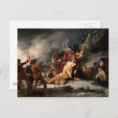 Der Tod von General Montgomery Postkarte (Vorne/Hinten)