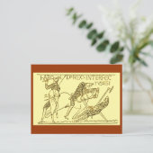 Der Tod von Harold Postkarte (Stehend Vorderseite)