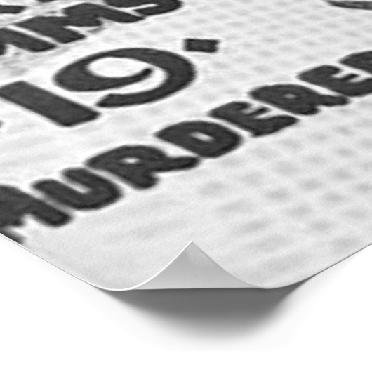 Der Tod von Harry Simms Poster (Ecke)