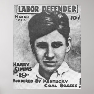 Der Tod von Harry Simms Poster