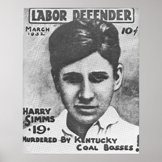 Der Tod von Harry Simms Poster (Vorne)