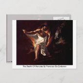 Der Tod von Herkules durch Francisco de Zurbaran Postkarte (Vorne/Hinten)