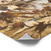 Der Tod von Pedro Velarde Poster (Ecke)