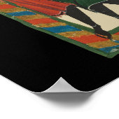 Der Tod von Reinmar von Brennenberg mittelalterlic Poster (Ecke)