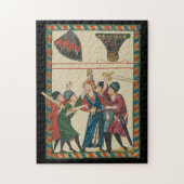 Der Tod von Reinmar von Brennenberg mittelalterlic Puzzle (Vertikal)