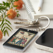 Der Tod von Reinmar von Brennenberg mittelalterlic Schlüsselanhänger (Vorderseite rechts)