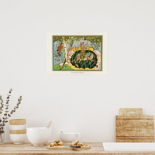 Der Tod von Rostam Poster (Küche)