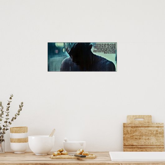 Der Tod von Roy Batty Poster (Küche)