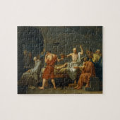 Der Tod von SOCRATES durch Jacques-Louis David Puzzle (Horizontal)