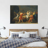 Der Tod von Sokrates durch Jacques-Louis David 178 Leinwanddruck (Insitu (Schlafzimmer))
