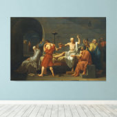 Der Tod von Sokrates durch Jacques-Louis David 178 Leinwanddruck (Insitu (Holzboden))