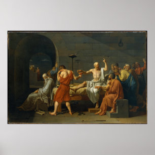 Der Tod von Sokrates durch Jacques-Louis David 178 Poster
