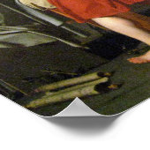 Der Tod von Sokrates durch Jacques-Louis David Poster (Ecke)