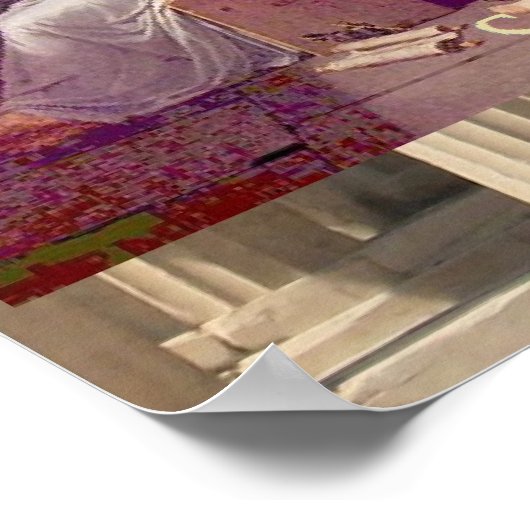 Der Tod von Sokrates - ich weiß nichts Poster (Ecke)