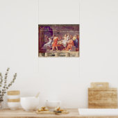 Der Tod von Sokrates - ich weiß nichts Poster (Küche)