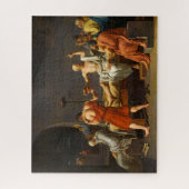 Der Tod von Sokrates, La Mort de Socrate, 1787 Puzzle (Vertikal)