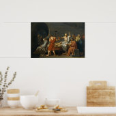 Der Tod von Sokrates Poster (Küche)