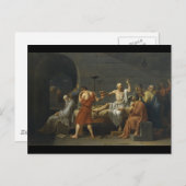 Der Tod von Sokrates Postkarte (Vorne/Hinten)
