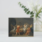 Der Tod von Sokrates Postkarte (Stehend Vorderseite)