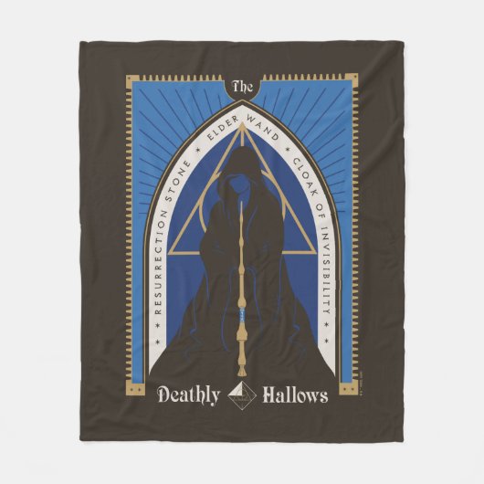 Der todbringende Glattleder, Wand und Stein Fleecedecke (Vorderseite)