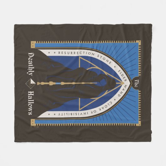 Der todbringende Glattleder, Wand und Stein Fleecedecke (Vorderseite (Horizontal))