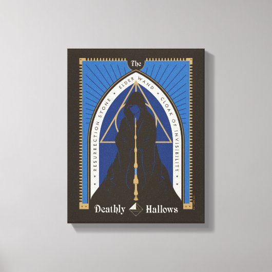 Der todbringende Glattleder, Wand und Stein Leinwanddruck (Vorderseite)