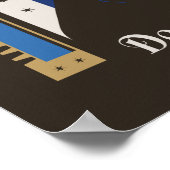 Der todbringende Glattleder, Wand und Stein Poster (Ecke)