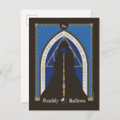 Der todbringende Glattleder, Wand und Stein Postkarte (Vorne/Hinten)