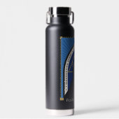 Der todbringende Glattleder, Wand und Stein Trinkflasche (Vorne)