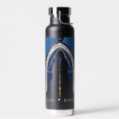 Der todbringende Glattleder, Wand und Stein Trinkflasche (Links)