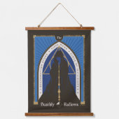 Der todbringende Glattleder, Wand und Stein Wandteppich Mit Holzrahmen (Vorderseite)