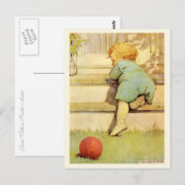 Der Toddling Baby Boy Postkarte (Vorne/Hinten)