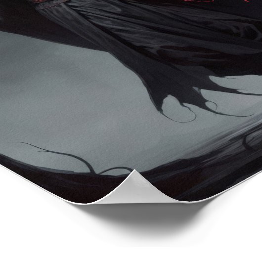 Der Todesengel kommt mit roten Ballons Poster (Ecke)