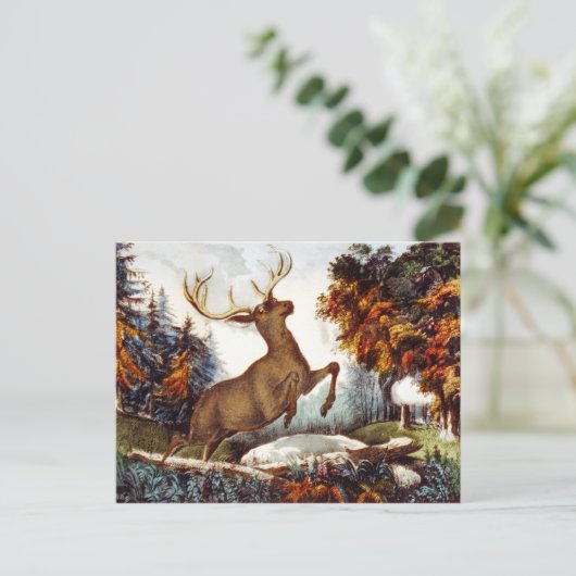 Der Todesstoß Postkarte (Stehend Vorderseite)