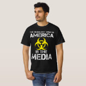 Der tödlichste Virus in Amerika ist die Medien T-Shirt (Vorne ganz)