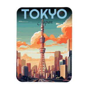 Der Tokyo Tower Shiba-koen Minato Bezirk Geschenke Magnet