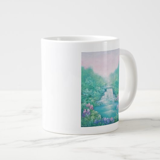 Der Ton von Wasser 2012 Jumbo-Tasse (Vorderseite Rechts)