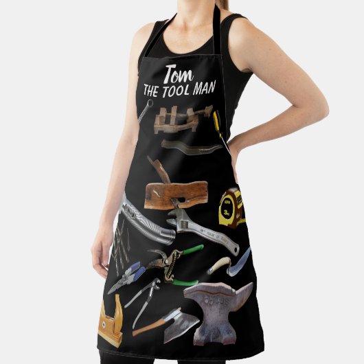 DER TOOL-MANN - NAME HINZUFÜGEN SCHÜRZE (InSitu)