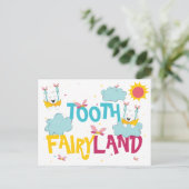 Der Tooth Fairy Land Fun farbenfroh von der Zeltme Postkarte (Stehend Vorderseite)