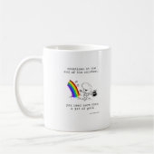 Der Topf am Ende der Regenbogen-Kaffee-Tasse Kaffeetasse (Links)